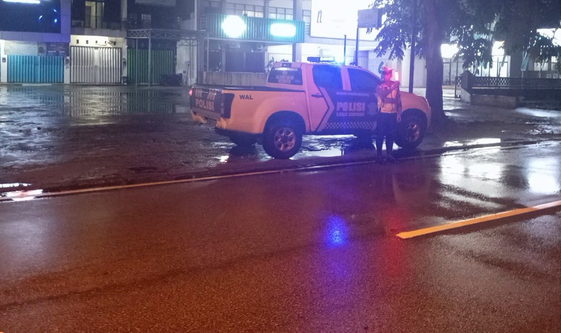 Satlantas Polresta Palangka Raya Perketat Pengawasan Arus Lalu Lintas untuk Jaga Keamanan Kota