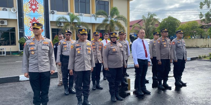 Polresta Palangka Raya Gelar Apel Pagi, Tekankan Kedisiplinan dan Kesiapan Pengamanan Ramadan