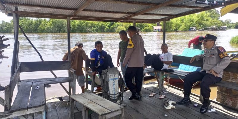 Polsek Bukit Batu Sambang Kamtibmas ke Warga di Pangkalima Jaya