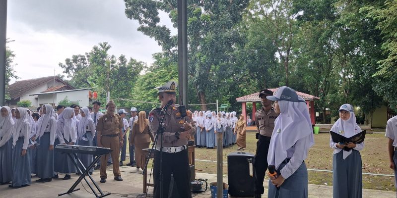 Police Goes to School, Kasat Lantas AKP Rony Hidayat Tekankan Hal Ini Kepada Para Siswa SMAN 1 Kajen