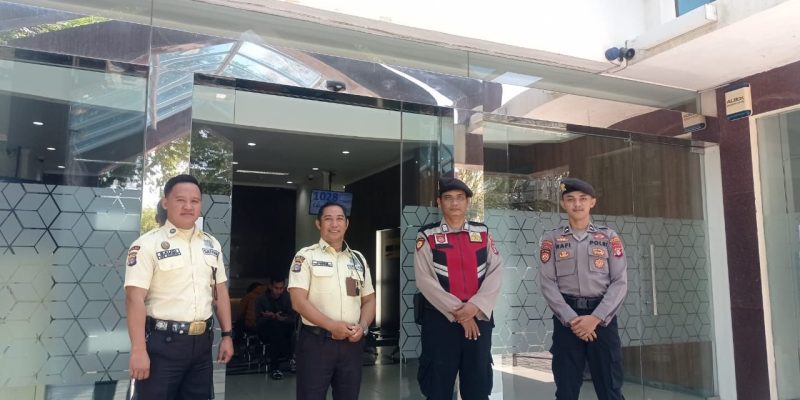 Jaga Keamanan Objek Vital, Satsamapta Polresta Palangka Raya Sambangi Kantor BTN