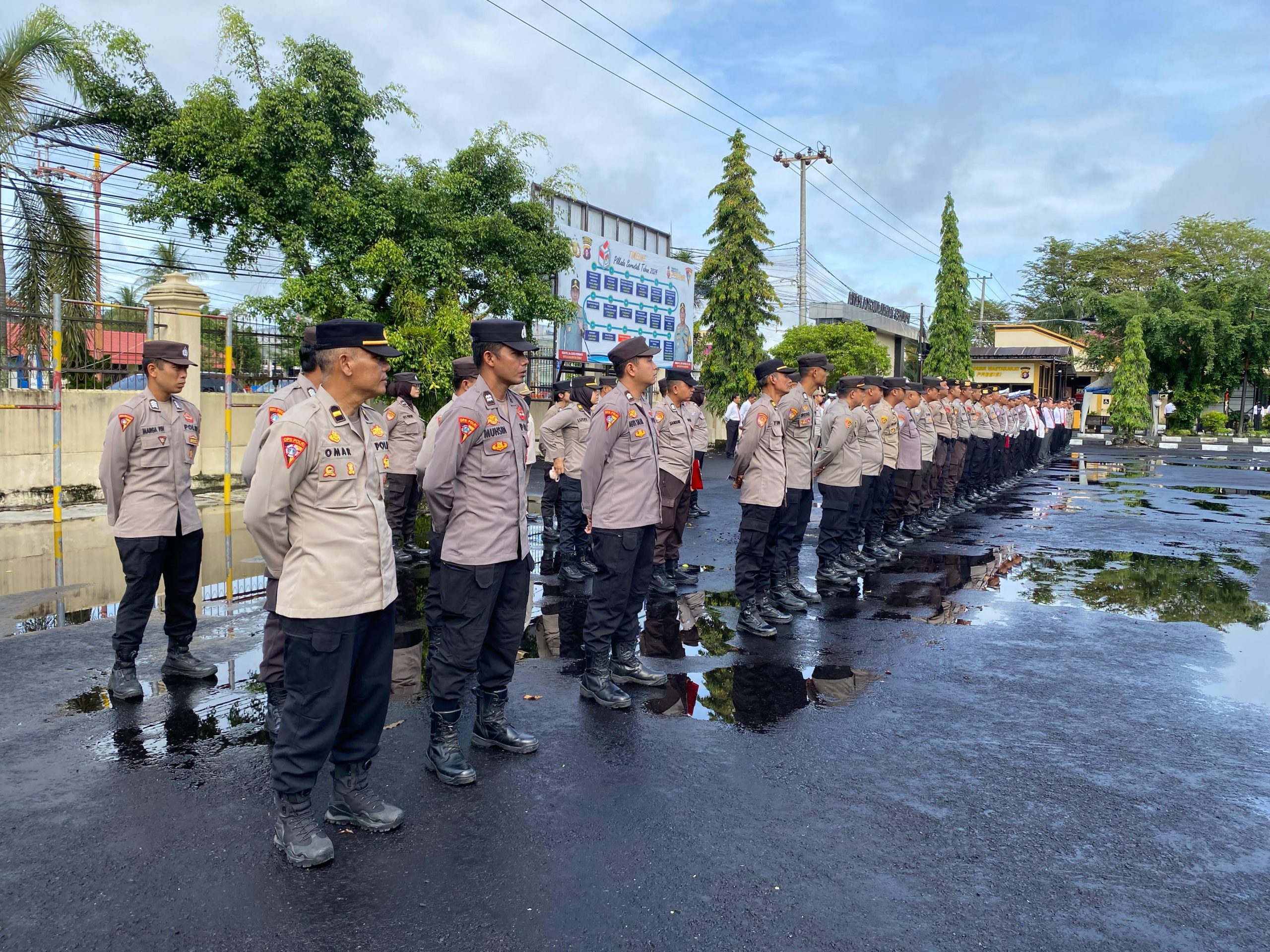 Awali Pelaksanaan Tugas, Polresta Palangka Raya Gelar Apel Pagi Kesatuan