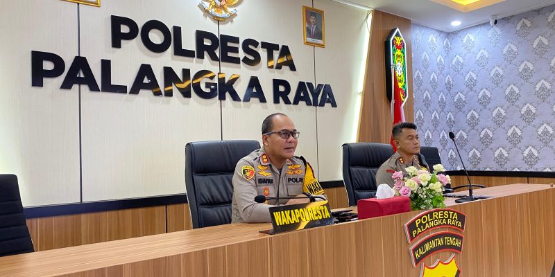 Polresta Palangka Raya Ikuti Vicon Rakor Lintas Sektoral Kesiapan Ops Ketupat Tahun 2025