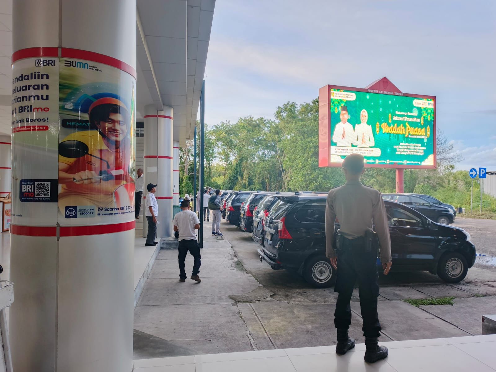 Satpamobvit Polresta Palangka Raya Terus Gelar Anggota Pengamanan di Bandara Tjilik Riwut