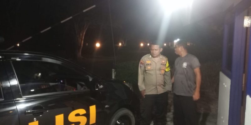 Personel Piket Polsek Bukit Batu Patroli ke Rungan Sari