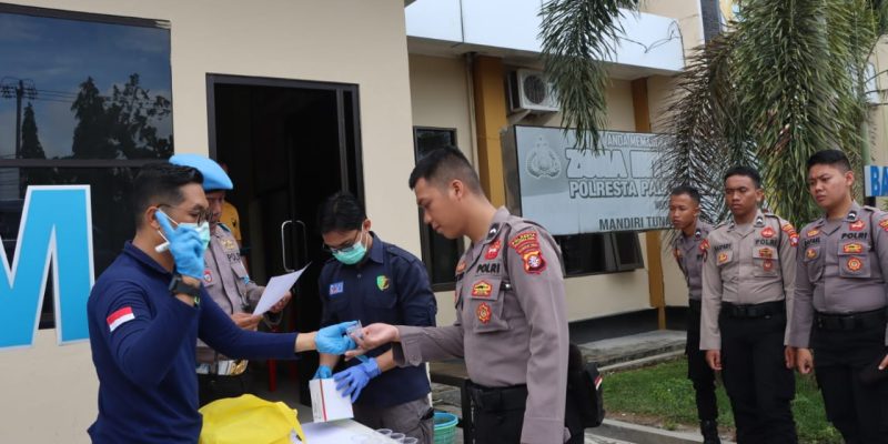 Tes Urine Puluhan Personel, Kapolresta Palangka Raya: Semua Hasil Tes Dinyatakan Negatif Narkotika