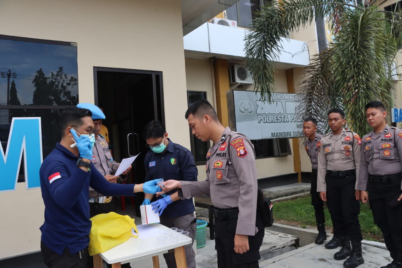 Tes Urine Puluhan Personel, Kapolresta Palangka Raya: Semua Hasil Tes Dinyatakan Negatif Narkotika