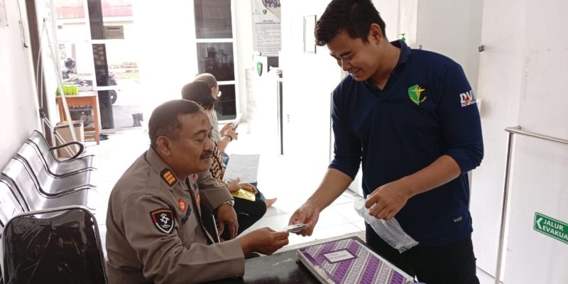 Peduli Kesehatan Personel, Sidokkes Sediakan Layanan Kesehatan di Klinik Polresta Palangka Raya