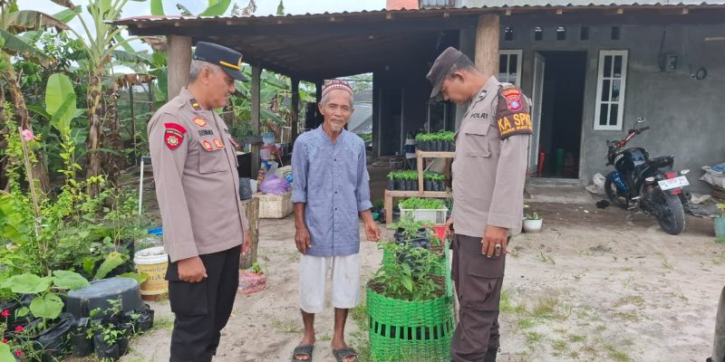 Sukseskan Program Ketahanan Pangan, Polsek Bukit Batu Pererat Kemitraan bersama Para Petani