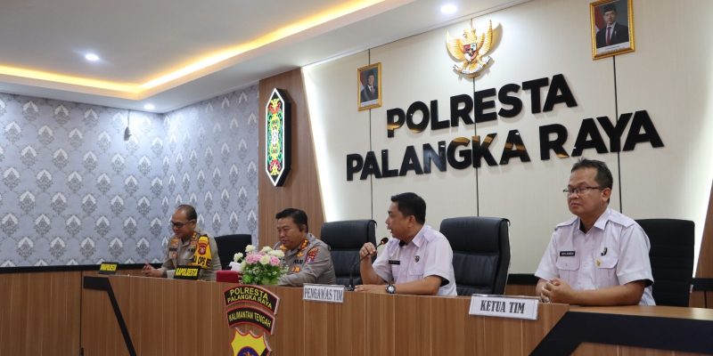 Kapolresta Palangka Raya Pimpin Pelaksanaan Audit Kinerja Tahap I Itwasda Polda Kalteng