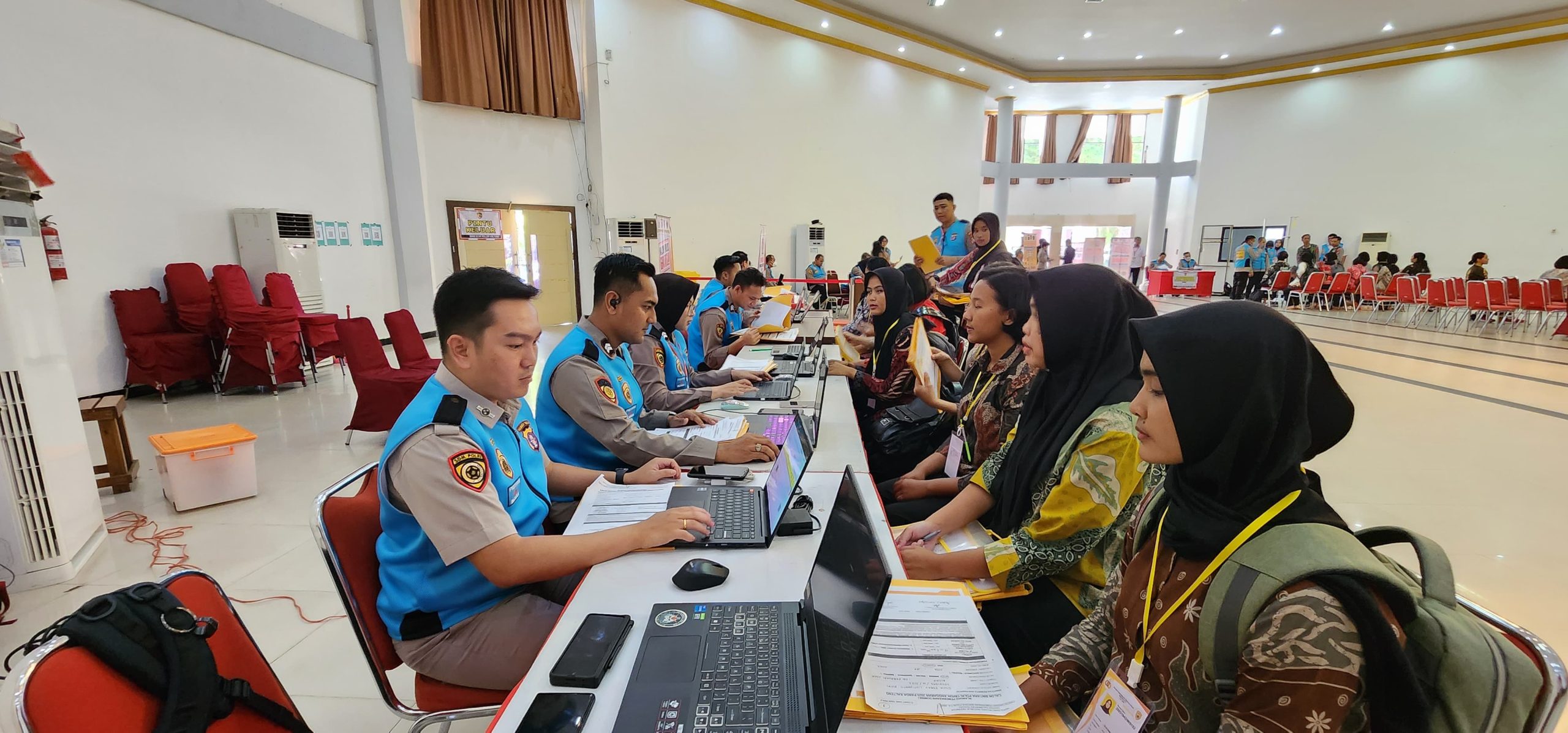 Seleksi Anggota Polri Terpadu di Polda Kalteng Terapkan Sistem BETAH, 1.550 Peserta Ikuti Tes Rikmin Awal