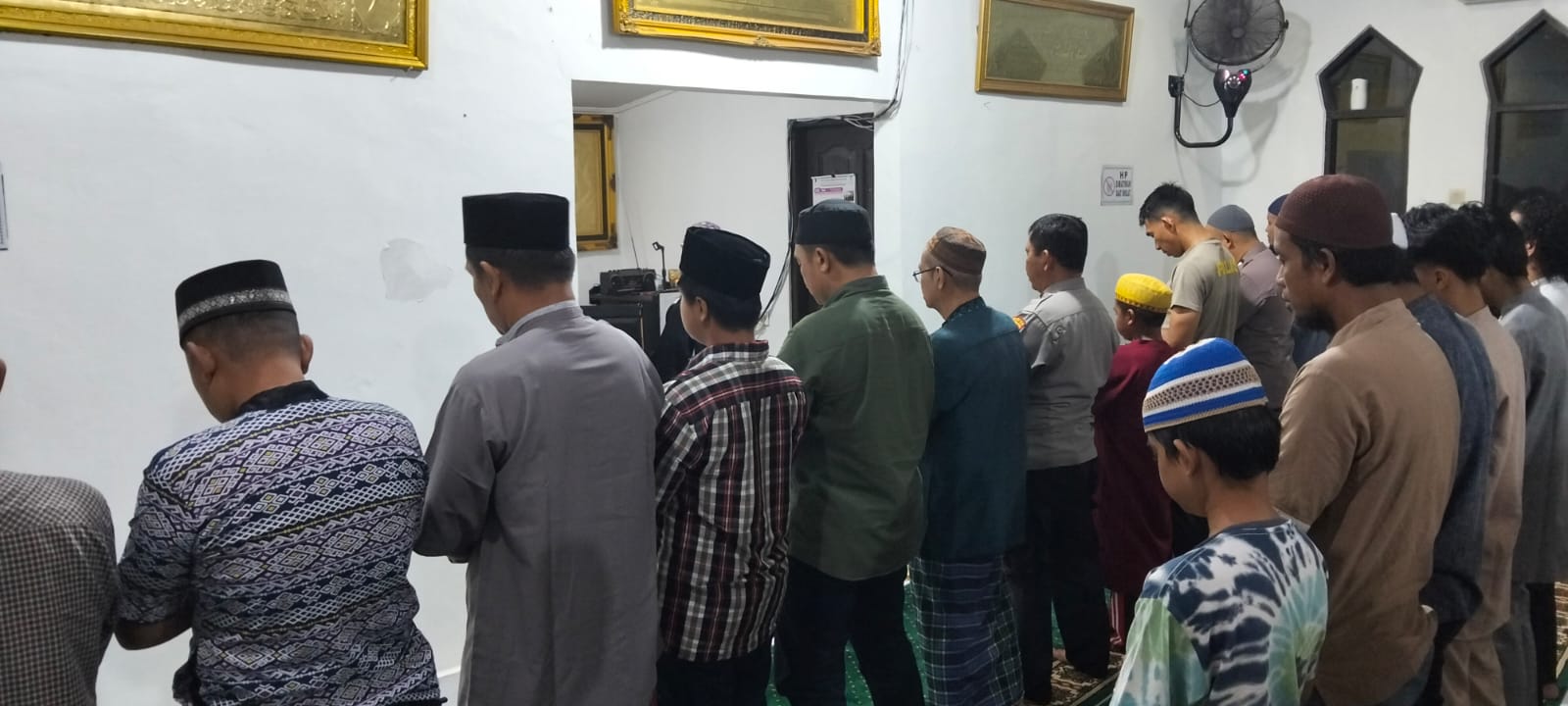 Semarakkan Bulan Ramadhan, Polresta Palangka Raya Gelar Salat Tarawih Berjamaah di Musholla Al-Ihsan