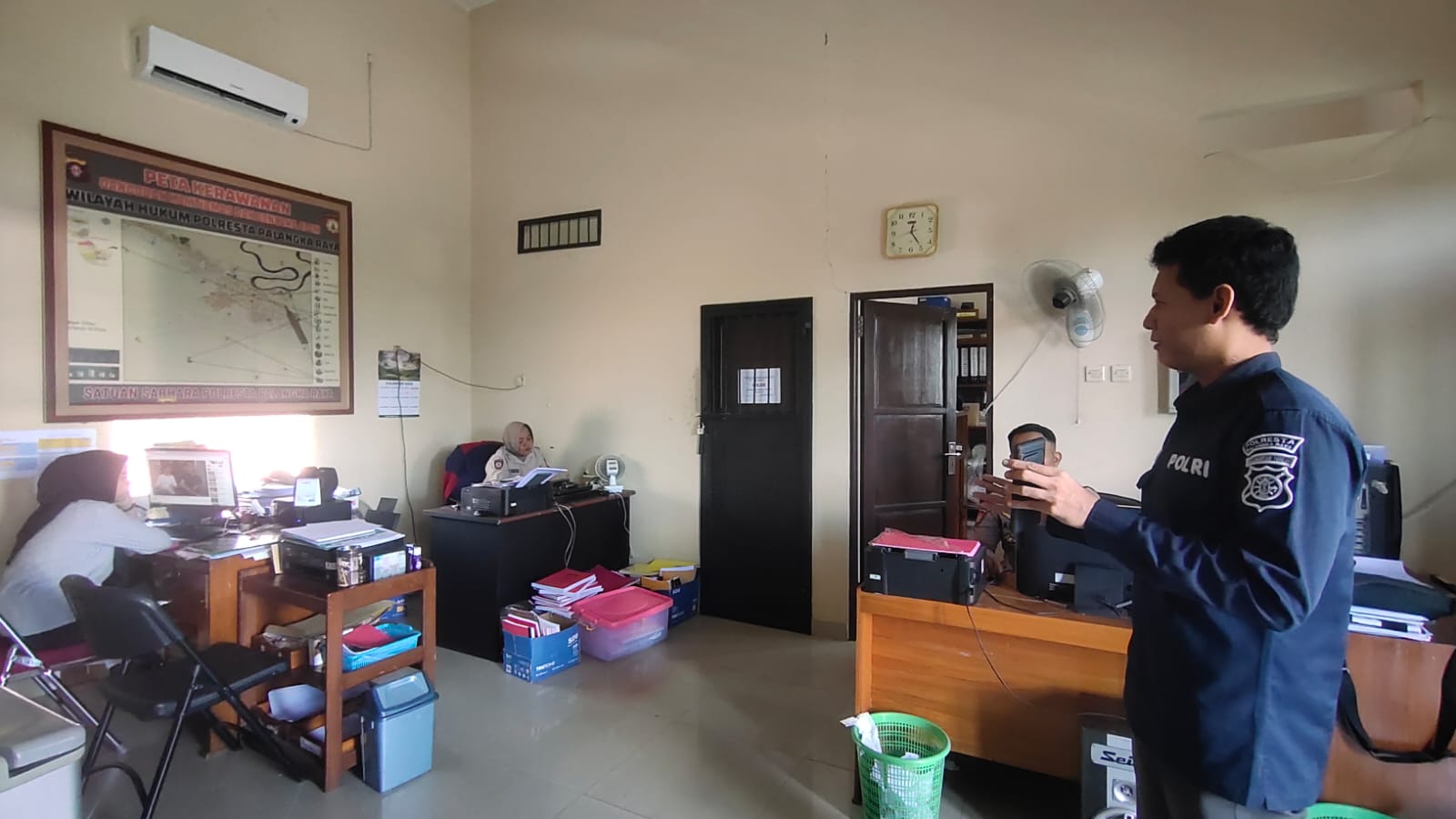 Sihumas Polresta Palangka Raya Laksanakan Sosialisasi Literasi Digital Bagi Personel
