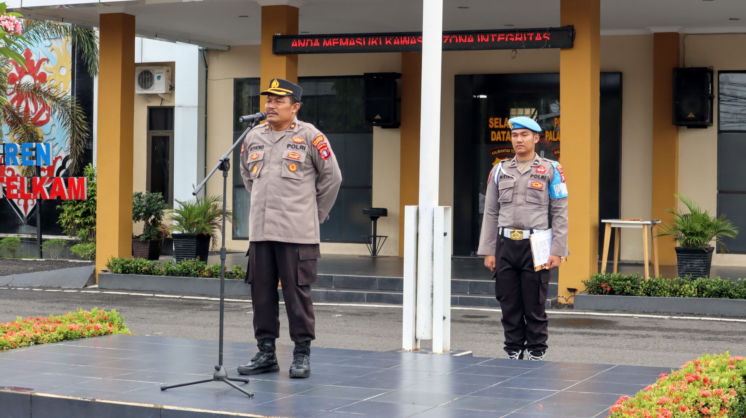 Pimpin Apel Pagi, Kabag SDM Polresta Palangka Raya Ingatkan Personel Hindari Pelanggaran