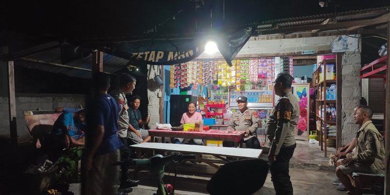 Hampiri Warga, Polsek Bukit Batu Imbau Jaga Ketenteraman di Bulan Ramadan