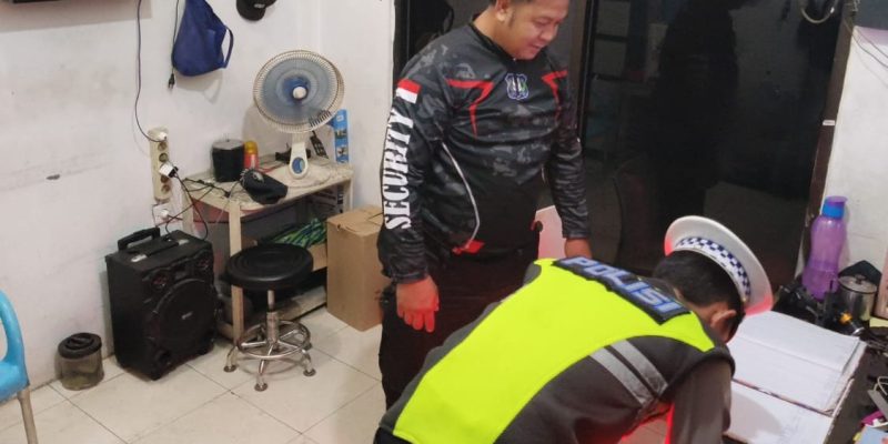 Satlantas Polresta Palangka Raya Sambangi Pos Jaga SPBE untuk Pantau Keamanan