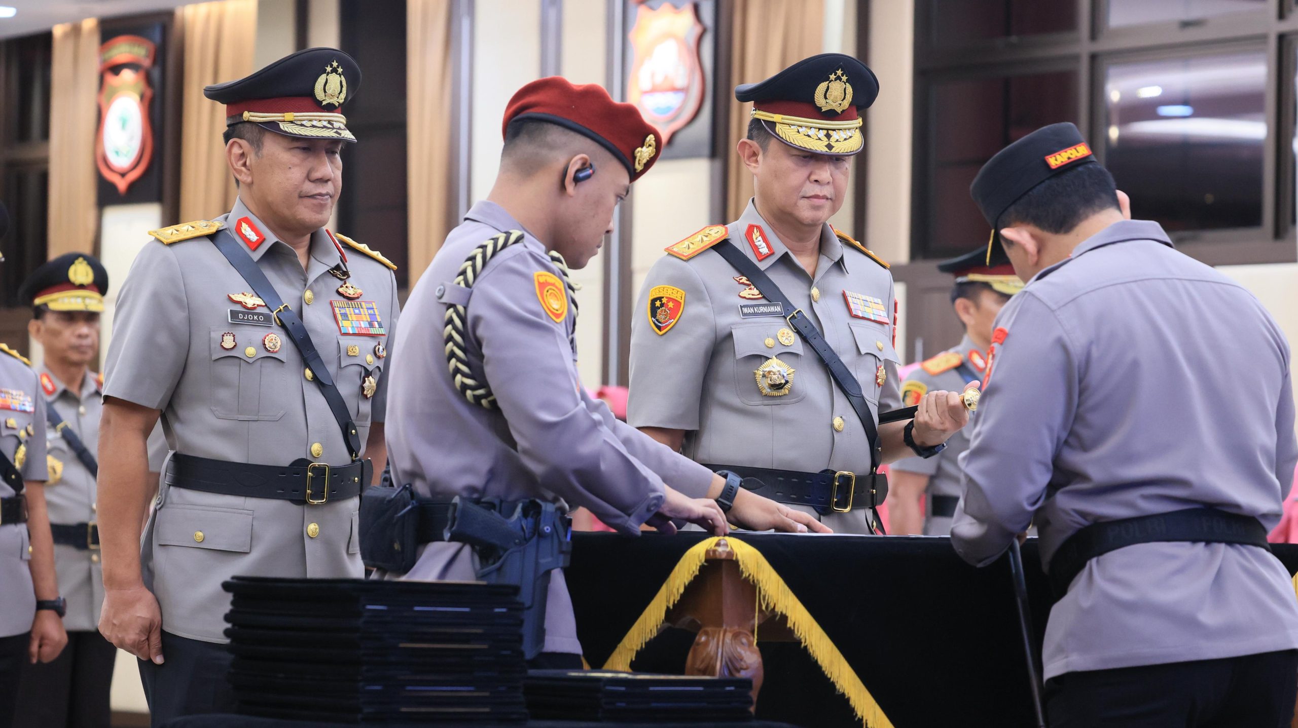 Sertijab dipimpin Kapolri, Irjen Iwan Kurniawan Resmi Jabat Kapolda Kalteng