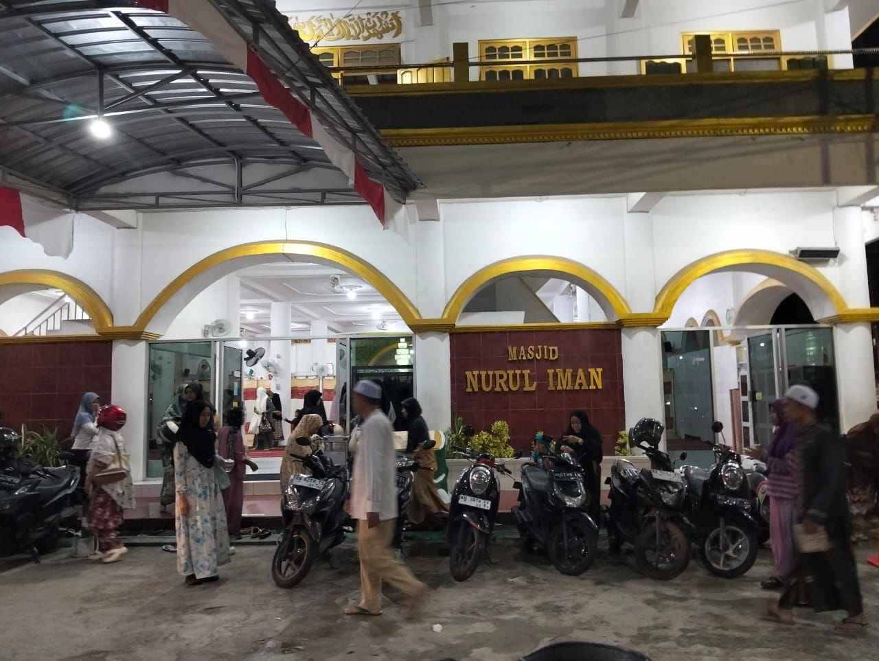 Polresta Palangka Raya Amankan Jalannya Sholat Isya dan Tarawih pada Masjid Nurul Iman