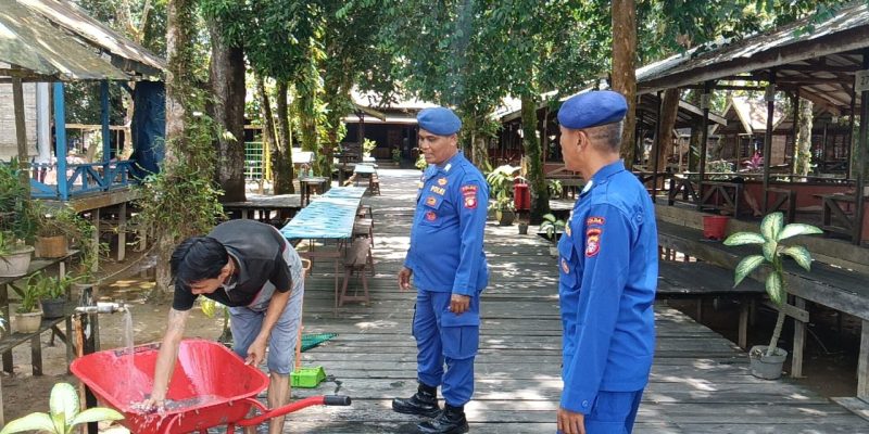 Antisipasi Gangguan Kamtibmas Ditpolairud Polda Kalteng Gelar PAM Objek Wisata