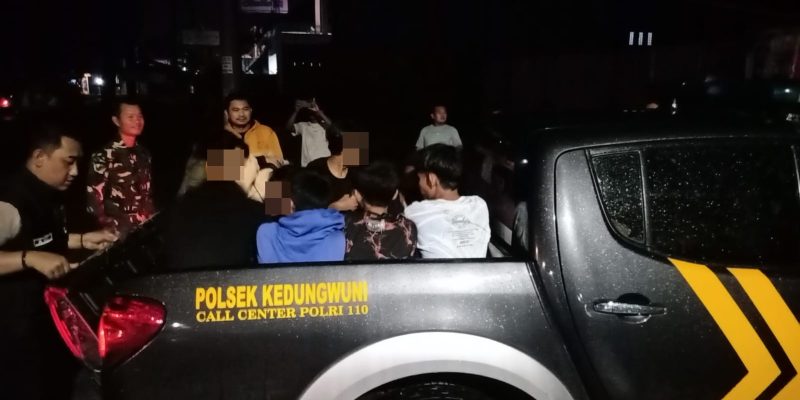 Ada Laporan Dugaan Perang Sarung, Polsek Kedungwuni Berhasil Gagalkan dan Amankan 9 Remaja