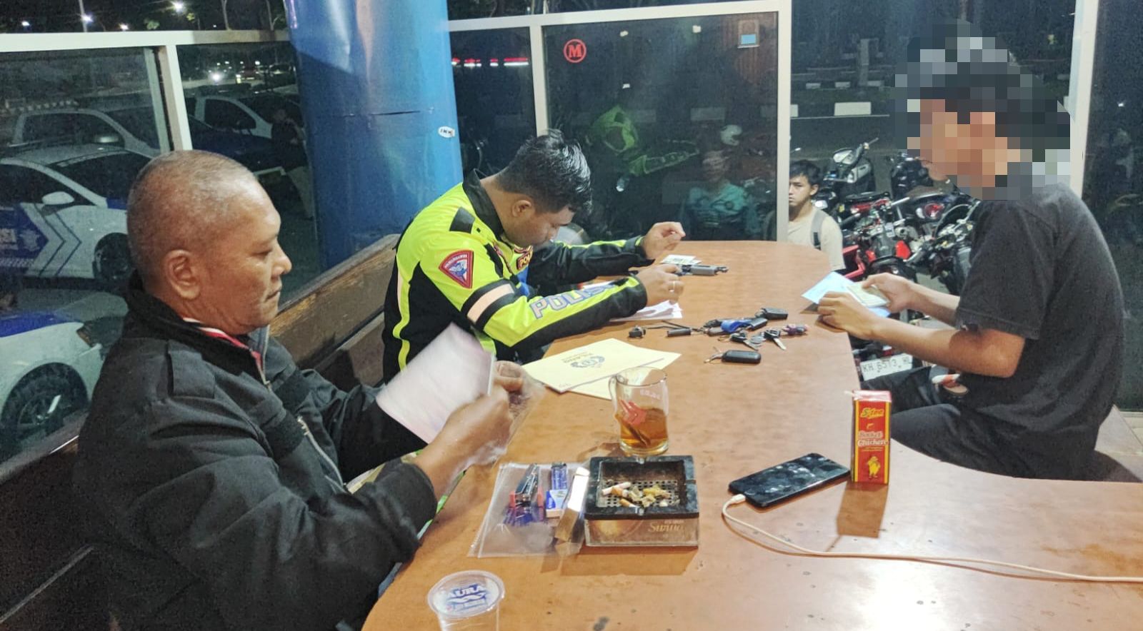 Tegas! Satlantas Polresta Palangka Raya Amankan Belasan Motor Diduga Pelaku Balapan Liar