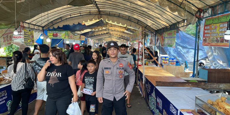 Polresta Palangka Raya Kerahkan Personel Lakukan Pam di Pasar Wadai Jalan AIS Nasution