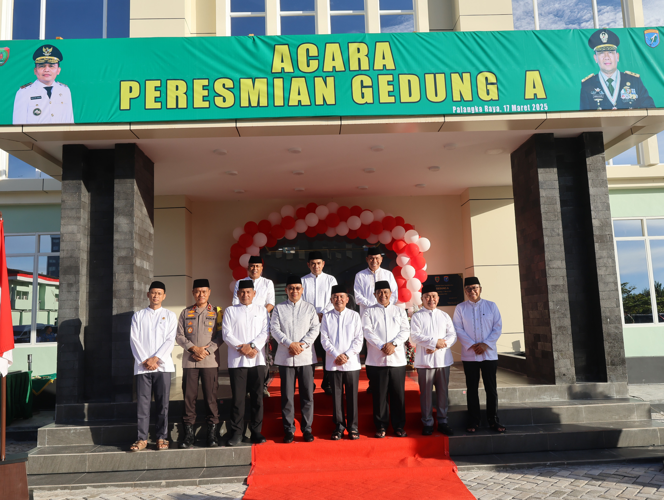 Perkuat Sinergitas, Wakapolda Kalteng Hadiri Peresmian Gedung A Makorem 102 Panju Panjung