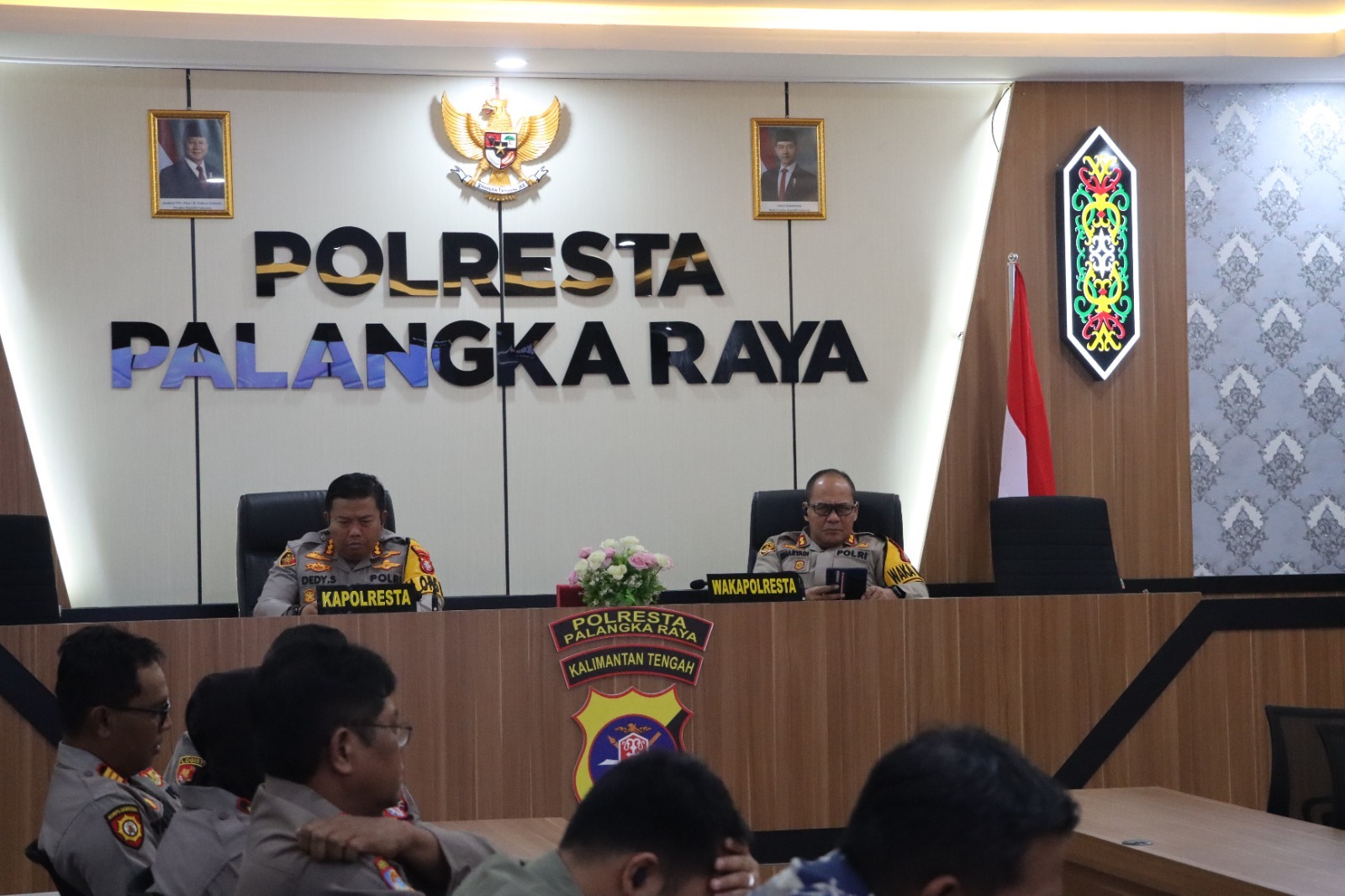 Kapolresta Palangka Raya Ikuti Arahan Kapolri Terkait Program Polri untuk Masyarakat Secara Daring