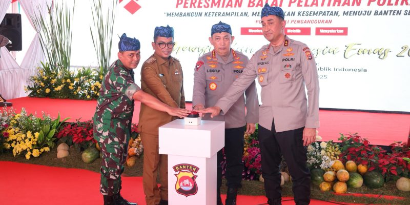 Dukung Pemberdayaan Masyarakat, Kapolri Resmikan Balai Latihan Polisi Peduli Pengangguran