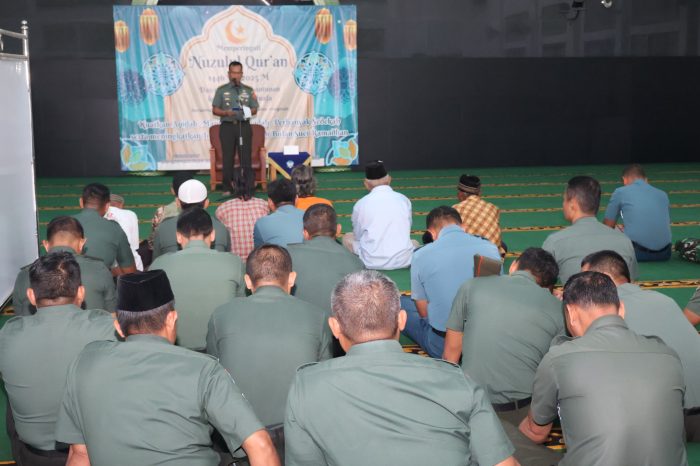 Peringatan Nuzulul Quran di PMPP TNI Berlangsung Dengan Penuh Hikmat