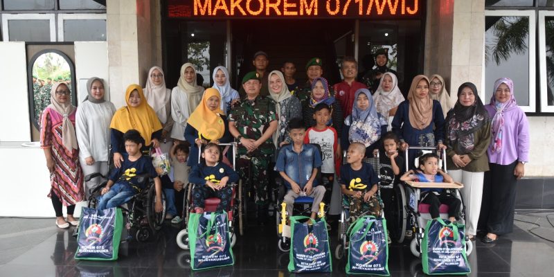 Berkah Ramadhan, Korem 071/Wijayakusuma Peduli Disabilitas Ganda Banyumas