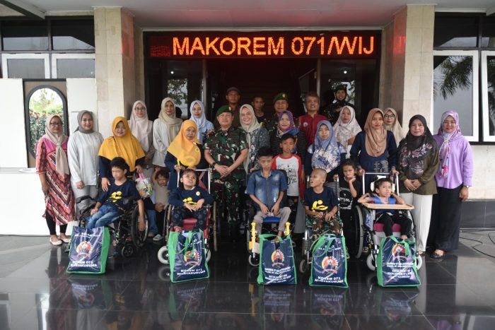 Berkah Ramadhan, Korem 071/Wijayakusuma Peduli Disabilitas Ganda Banyumas