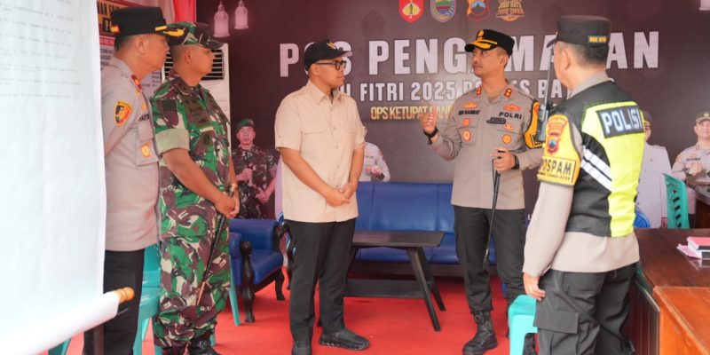 Dandim dan Kapolres Batang Dampingi Bupati Tinjau Rest Area 379