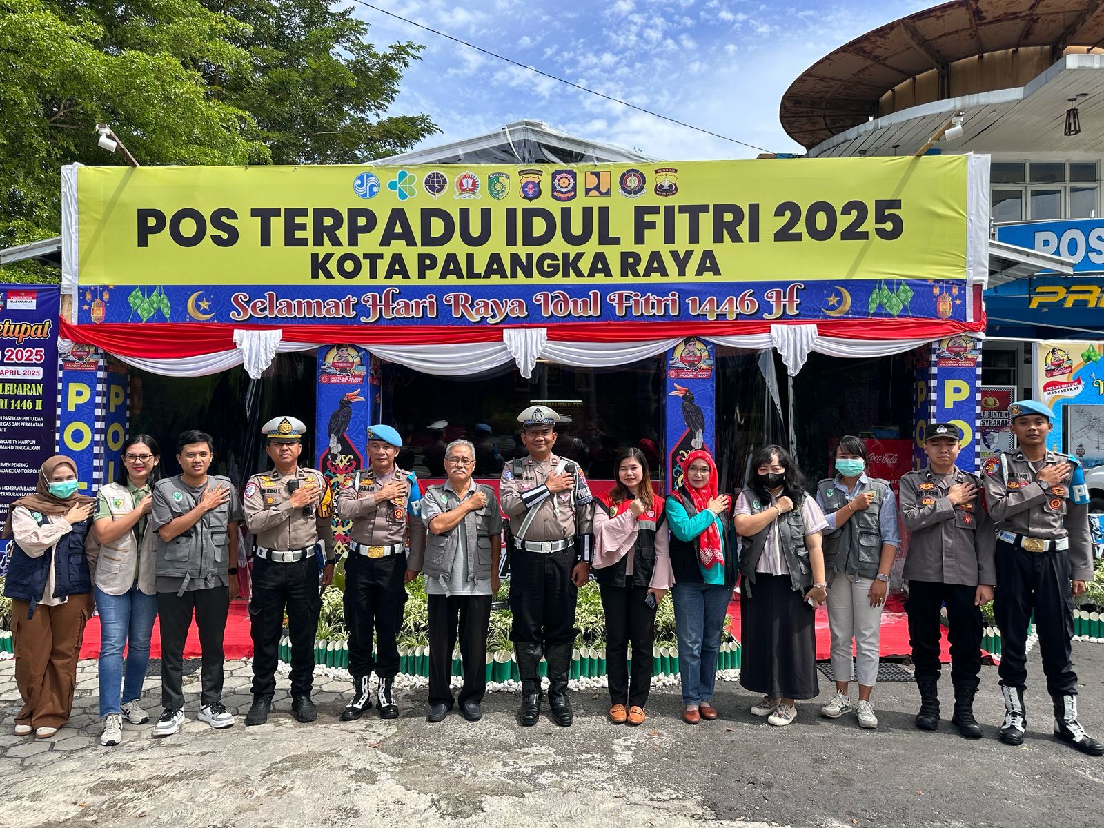 Pastikan  Arus Mudik Dan Hari Raya Idul Fitri 1446 H Aman Dan Lancar, Pos Terpadu Operasi Ketupat Telabang Siap Beri Pelayanan Terbaik