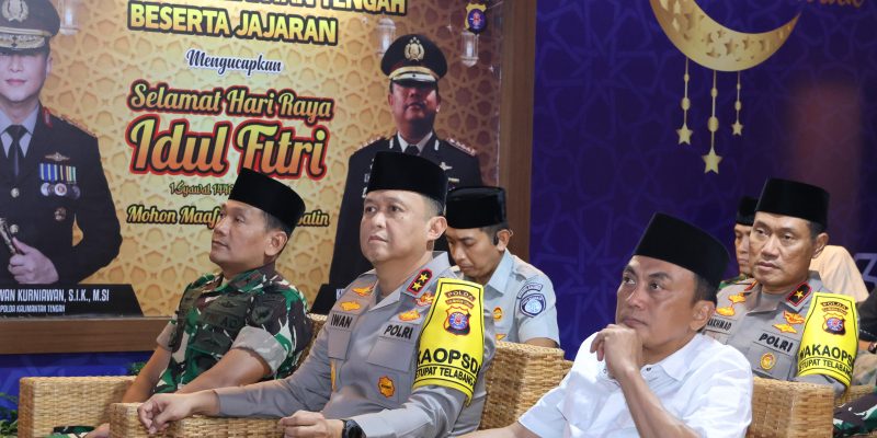 Kapolda Kalteng dan Forkopimda  Malam Takbiran Hari Raya Idul Fitri 1446 H Berjalan Aman, Tertib dan Lancar