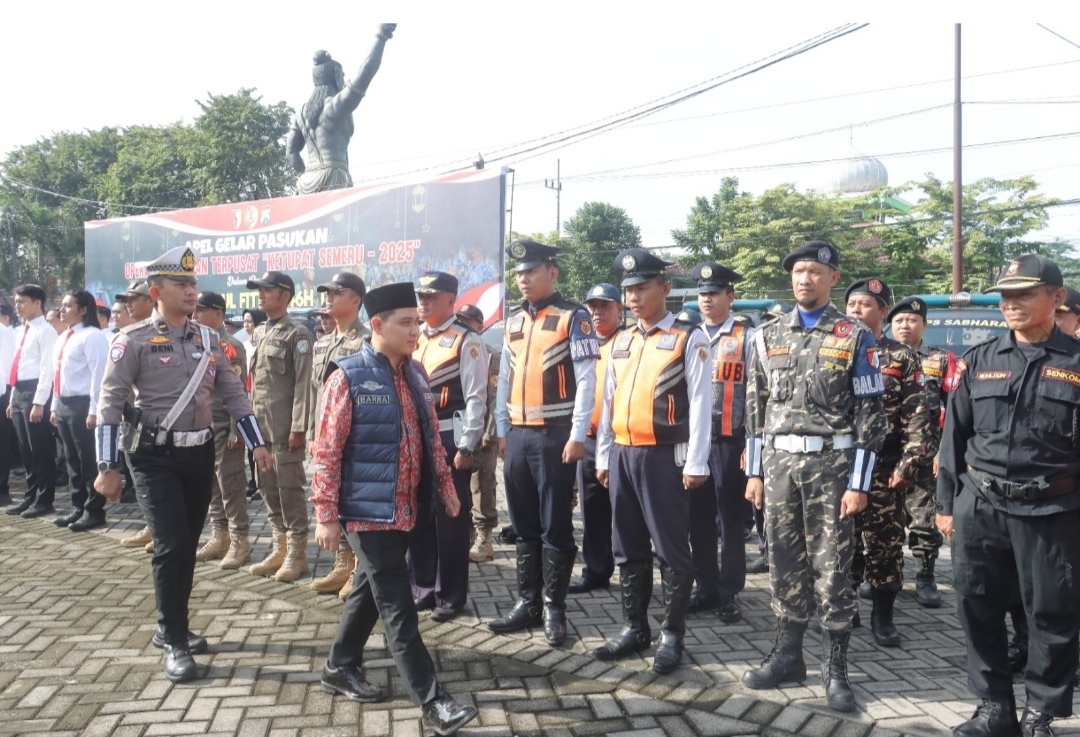 Bupati Al Barra Pimpin Apel Operasi Ketupat Semeru 2025, Pastikan Mudik Lebaran Aman dan Nyaman
