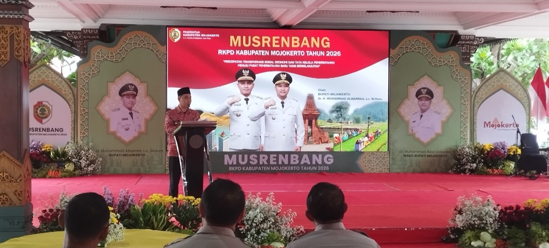 Musrenbang TA.2026 Pemkab Mojokerto, Percepatan Transformasi Sosial Ekonomi dan Tata Kelola Pemerintahan yang Berkelanjutan