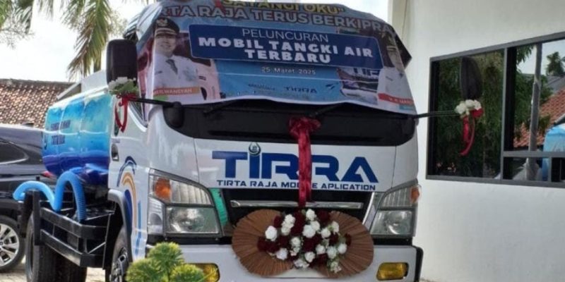 Tirta Raja Makin Tingkat kan Pelayanan Untuk Masyarakat Dengan Mobil Tengki Air Minum Baru