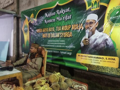 Sholawat Qubro Syekh Maulana Muhammad di Ponpes Jin dan Manusia Al-Magribi Jiyu Mojokerto