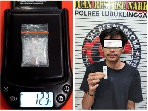 Satres Narkoba Polres Lubuklinggau Mengamankan Seorang Pemuda Pemuja Narkotika Jenis Sabu