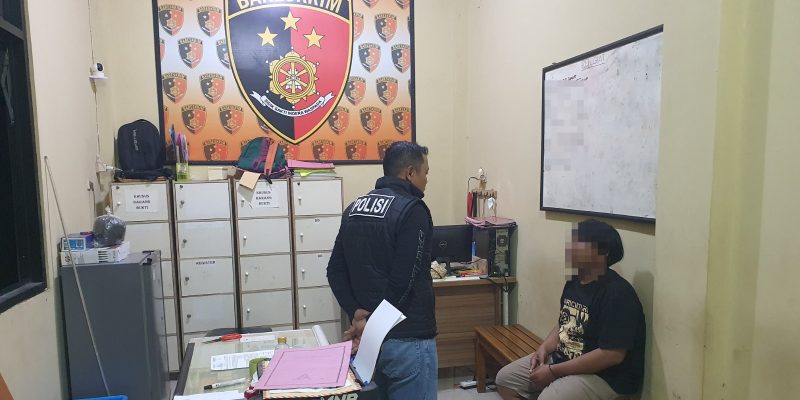 Seorang Pemuda Diamankan Polisi, Diduga Terlibat Tawuran di Grosir Pantura Bondansari Pekalongan