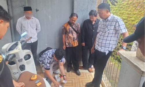 Satresnarkoba Polres Batang Tangkap Residivis,  Barang Bukti Sabu dan Ekstasi Disembuyikan Dirumah Kosong