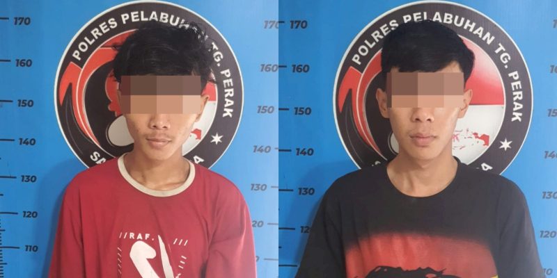 Polres Pelabuhan Tanjung Perak Amankan Dua Pengedar Sabu Kedung Mangu Surabaya