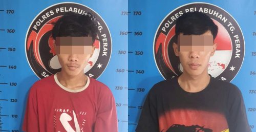 Polres Pelabuhan Tanjung Perak Amankan Dua Pengedar Sabu Kedung Mangu Surabaya