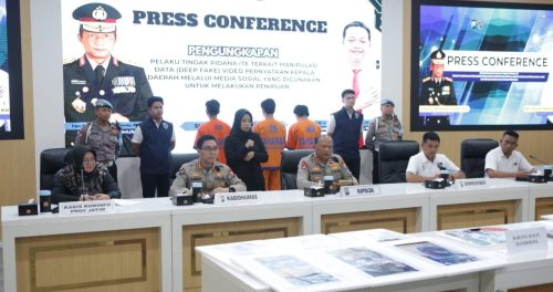 Polda Jatim Amankan Tiga Tersangka Pembuat dan Penyebar Video Hoax Catut Nama Gubernur