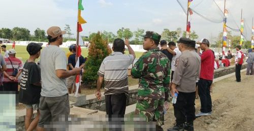 Pastikan Kondusifitas Kamtibmas Terjaga, Polres Pekalongan dan Jajarannya Amankan Turnamen Sepak Bola