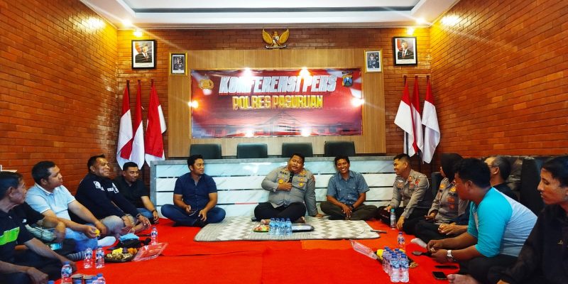 Kapolres Pasuruan Gelar Ngopi Bareng Dengan Awak Media Untuk meningkatkan Kerja sama