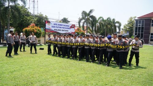 Kapolres Batang Tekankan Peran Humanis Kompi Dalmas dalam Demokrasi
