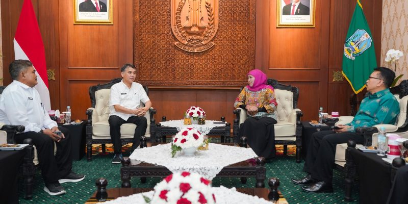 Dorong Peningkatan layanan, Kakanwil Kementerian HAM jatim Audiensi dengan Gubernur Khofifah
