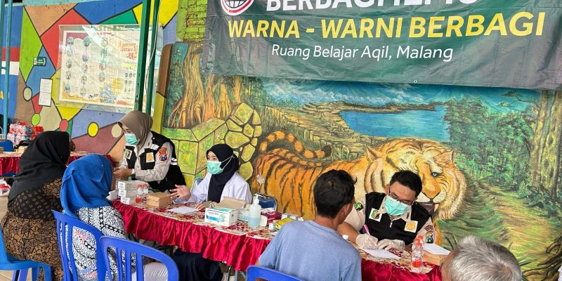 Polresta Malang Kota Gelar Layanan Kesehatan Gratis di Kampung Tematik